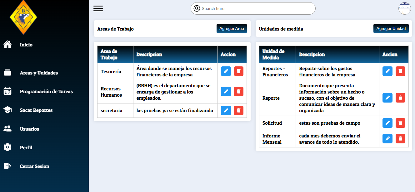 Area Y Oficinas